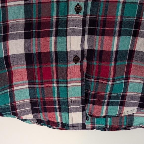 Taylor Stitch 100% Cotton Plaid Button Front Shirt - Picture 4 of 12